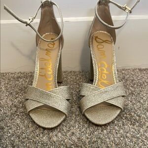 Sam Edelman Women's Gold Heels